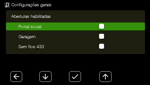Aberturas Habilitadas